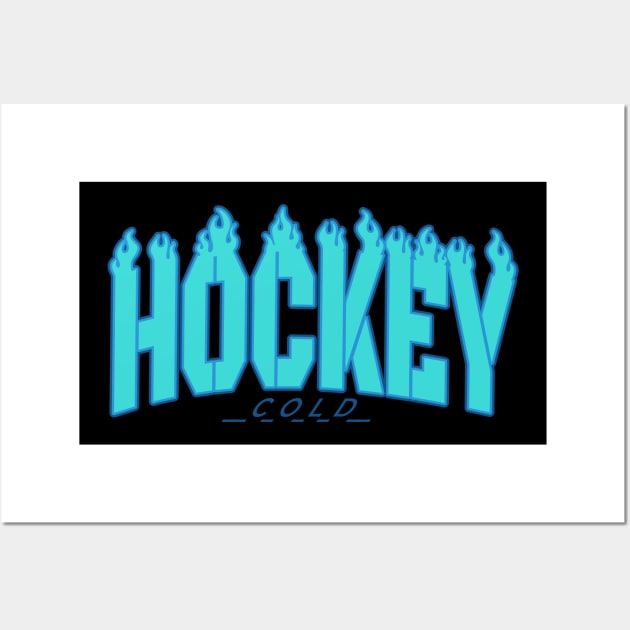 funny hockey Wall Art by dishcubung